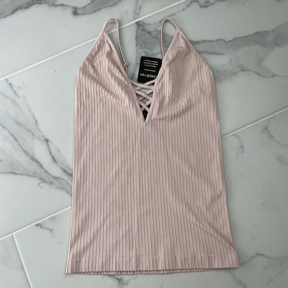 NWT Light pink tank top Size Small